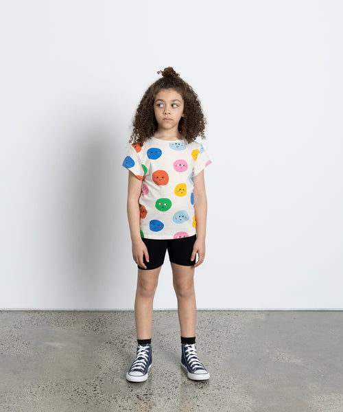 Minti - Happy Dots Tee / Oatmeal Marle