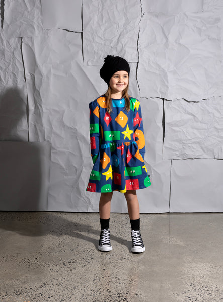 Minti - Shape Party Dress / Navy