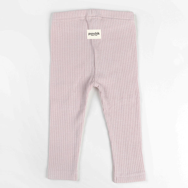 Ponchik Babies + Kids - Cotton Leggings / Love Rib