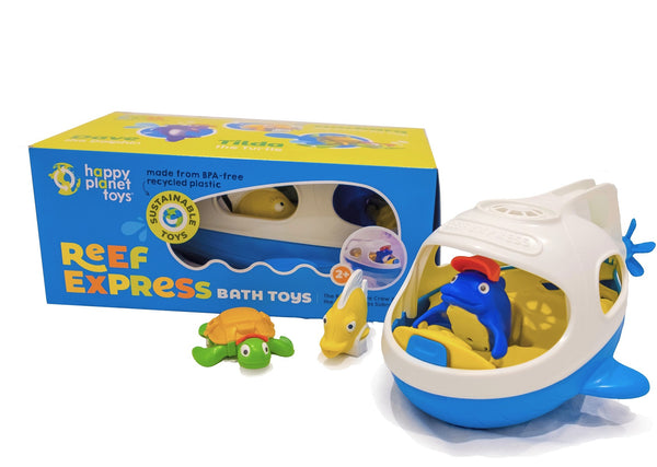 Happy Planet Toys - Reef Express bath Toy Set