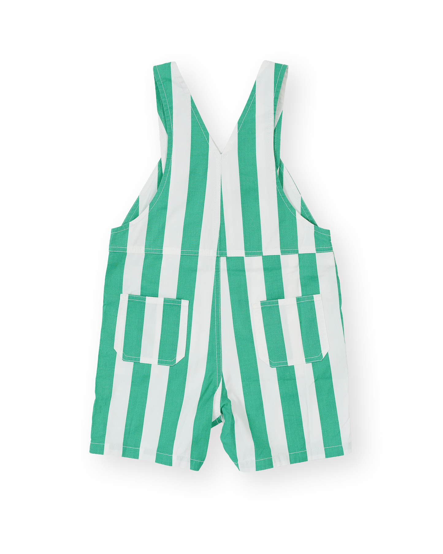 Goldie & Ace - Happy Stripe Button Burton Overall