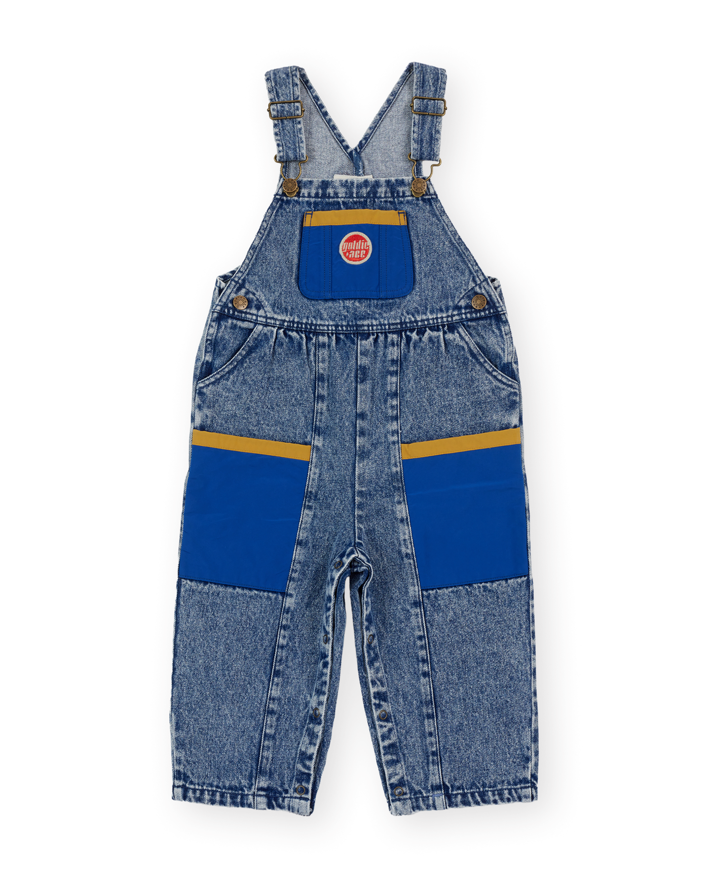 Goldie & Ace - Austin Vintage Denim Overalls / Colour Block