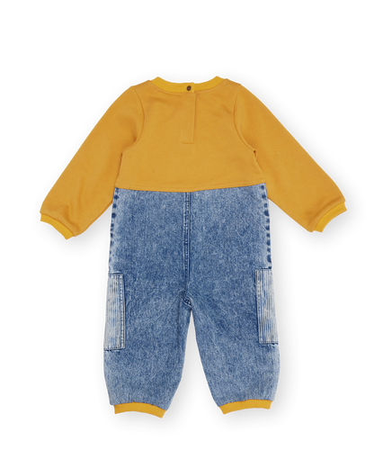 Goldie & Ace - Overall Romper / Pin Stripe