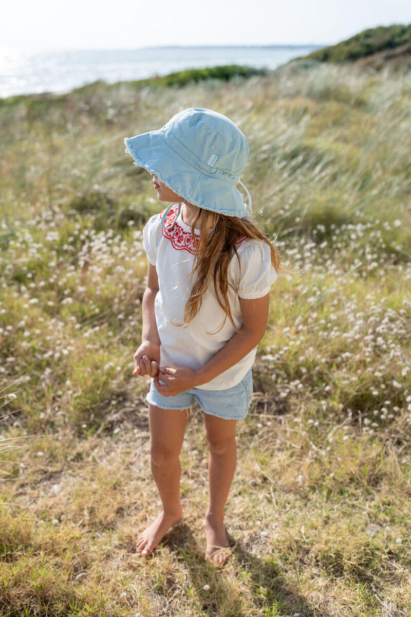 Acorn - Frayed Bucket Hat / Seafoam