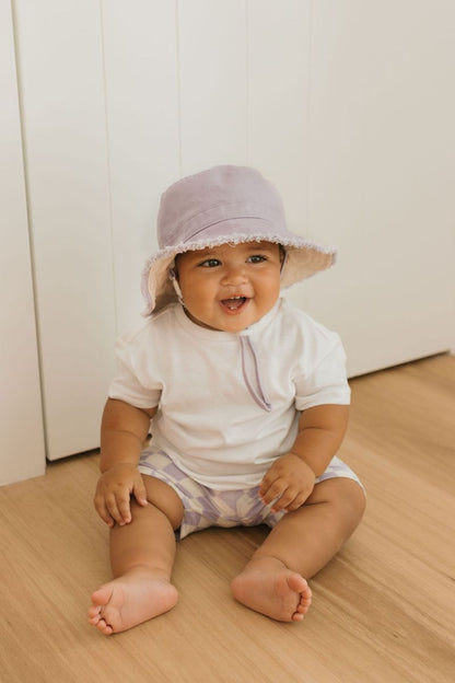 Acorn - Frayed Bucket Hat / Lavender