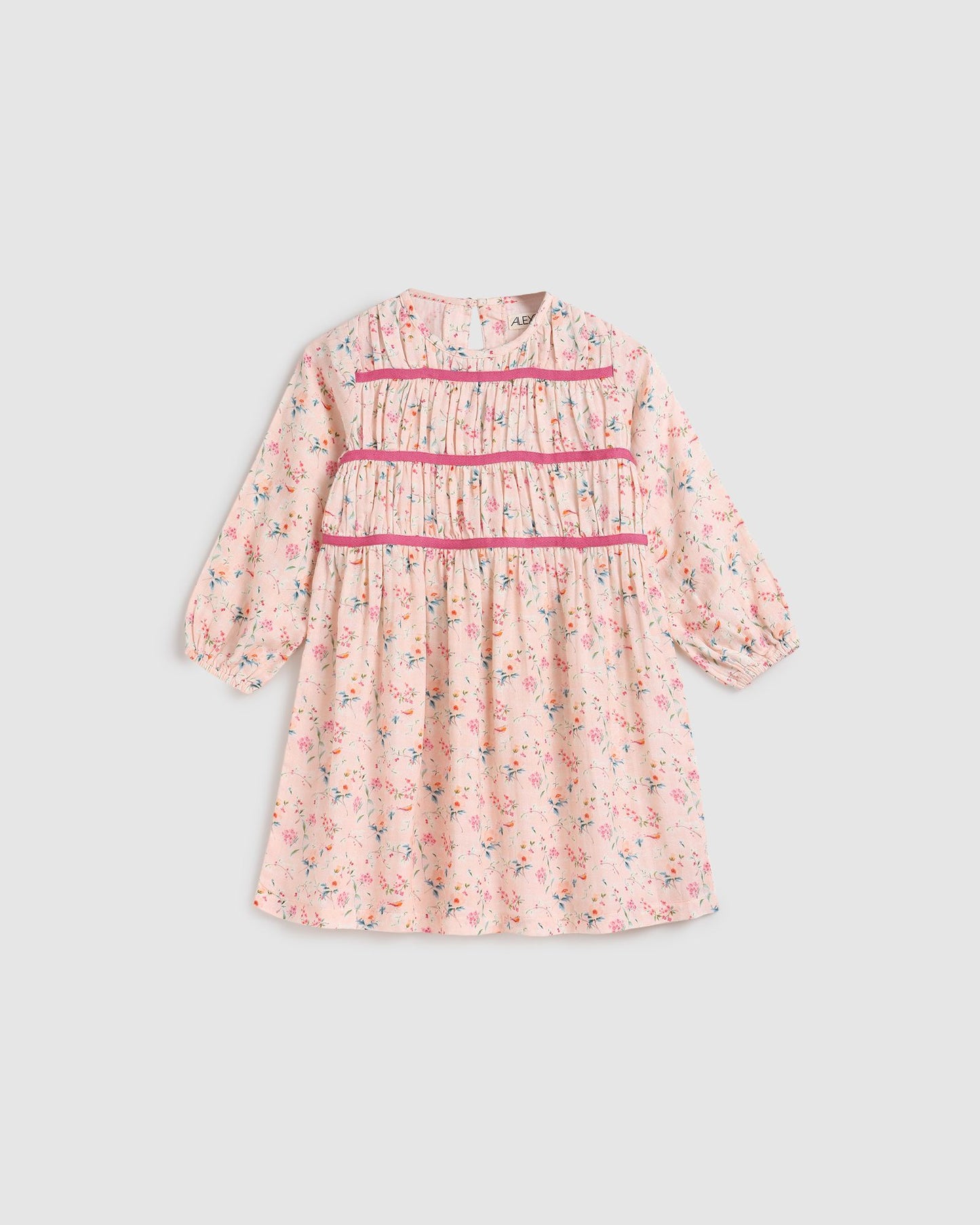 Alex & Ant - Pixie Dress / Pink Bird