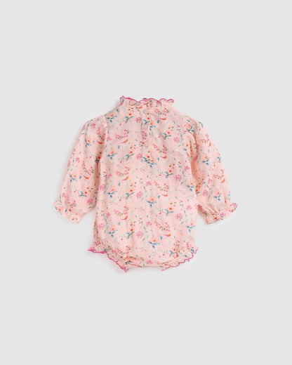 Alex & Ant - Peachie Playsuit / Pink Bird
