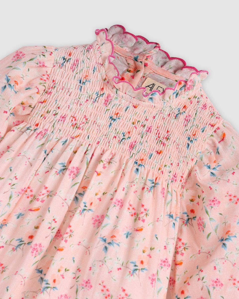 Alex & Ant - Peachie Playsuit / Pink Bird