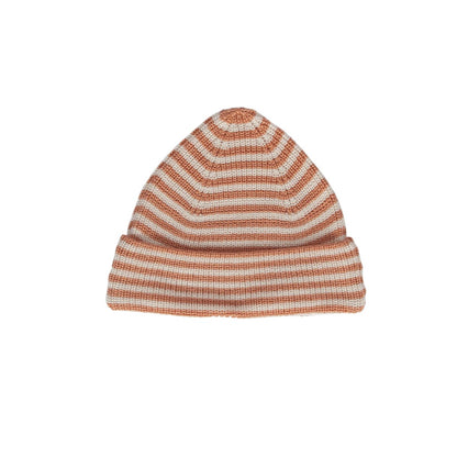 Acorn - Berlin Merino Beanie / Biscuit and Cream Stripe