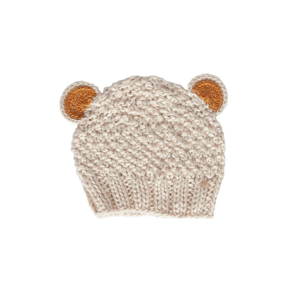 Acorn - Bear Beanie / Oatmeal