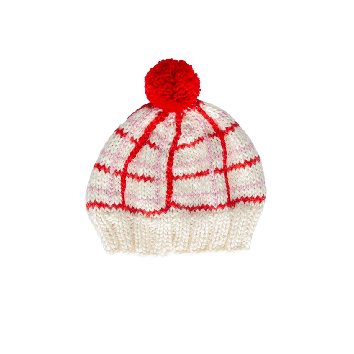 Acorn - Crossroads Beanie / Pink and Red