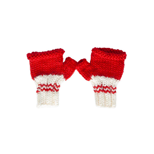Acorn - Denmark Mittens / Red and Cream