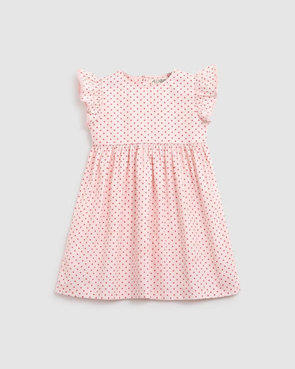 Alex & Ant - Love Dress / Pink & Red Polka Dot