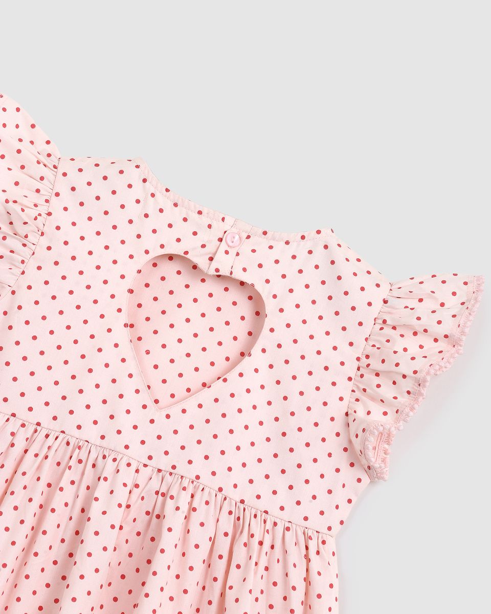 Alex & Ant - Love Dress / Pink & Red Polka Dot
