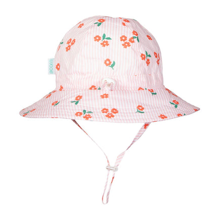 Acorn - Wide Brim Sunhat / Striped Posy