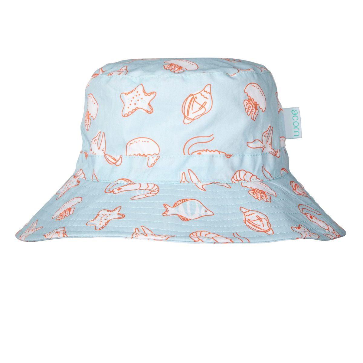 Acorn - Wide Brim Bucket Hat / Marine Friends