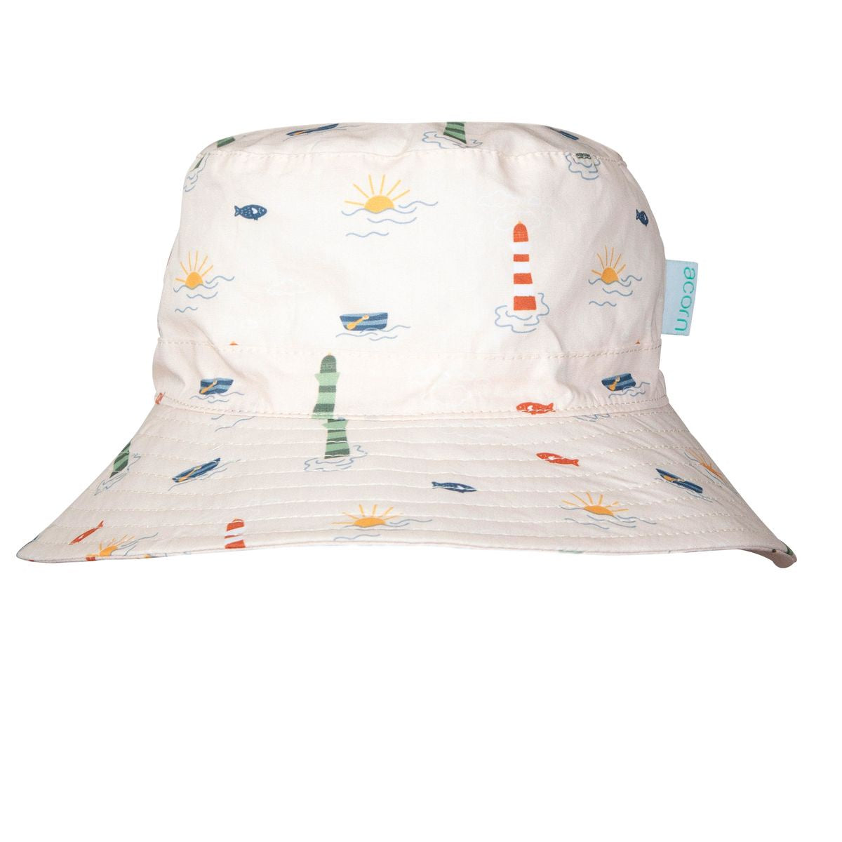 Acorn - Wide Brim Bucket Hat / Lighthouse
