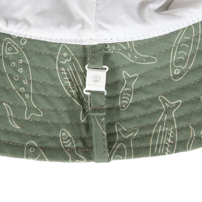 Acorn - Wide Brim Bucket Hat / School Of Fish