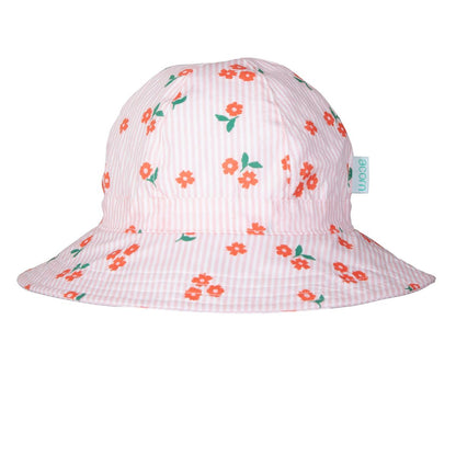 Acorn - Wide Brim Sunhat / Striped Posy