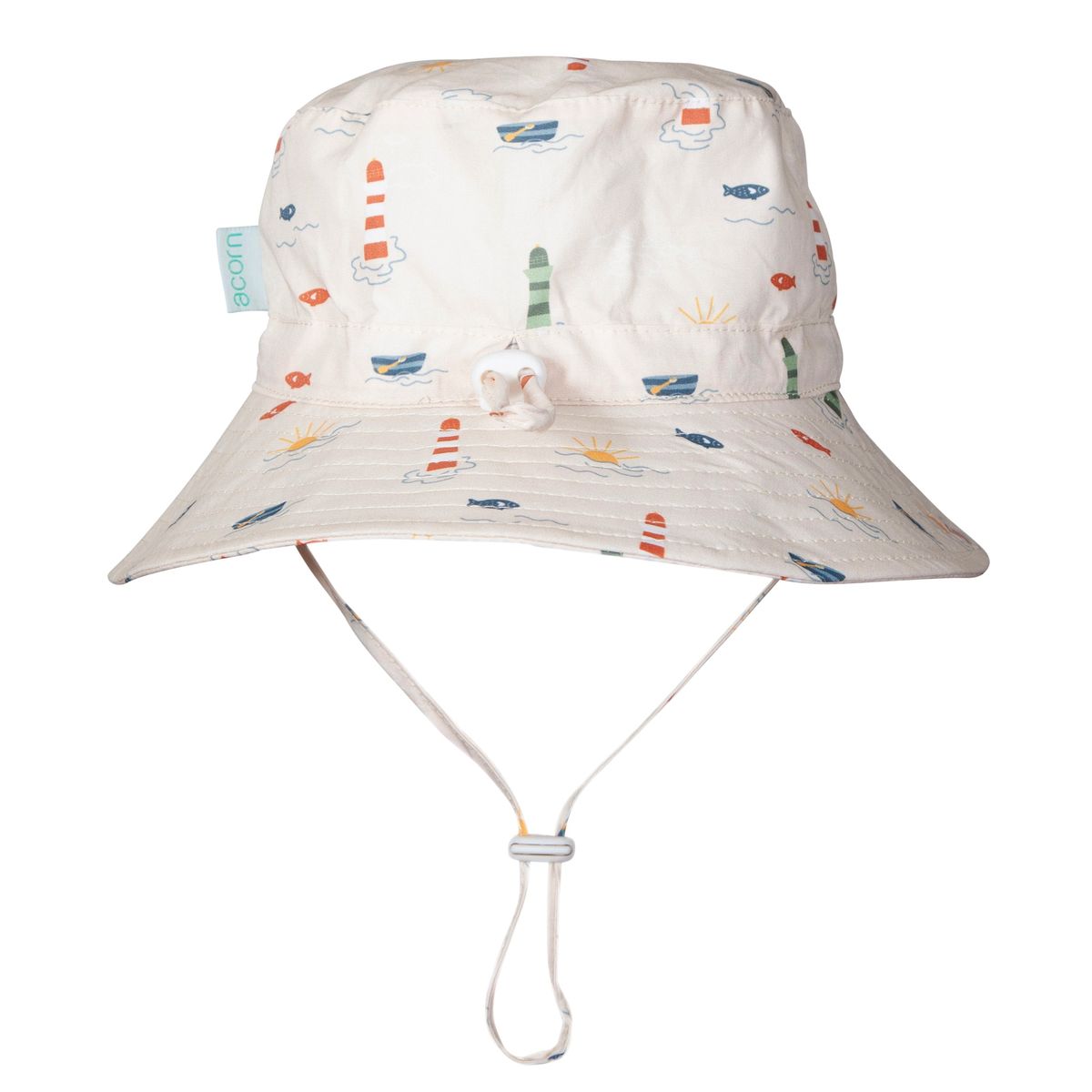 Acorn - Wide Brim Bucket Hat / Lighthouse