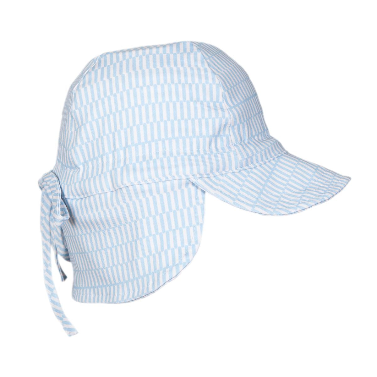 Acorn - Soft Jersey Flap Cap / Blue Sprinkle