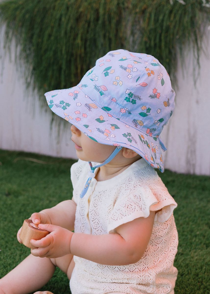 Acorn - Wide Brim Infant Hat / Jasmine
