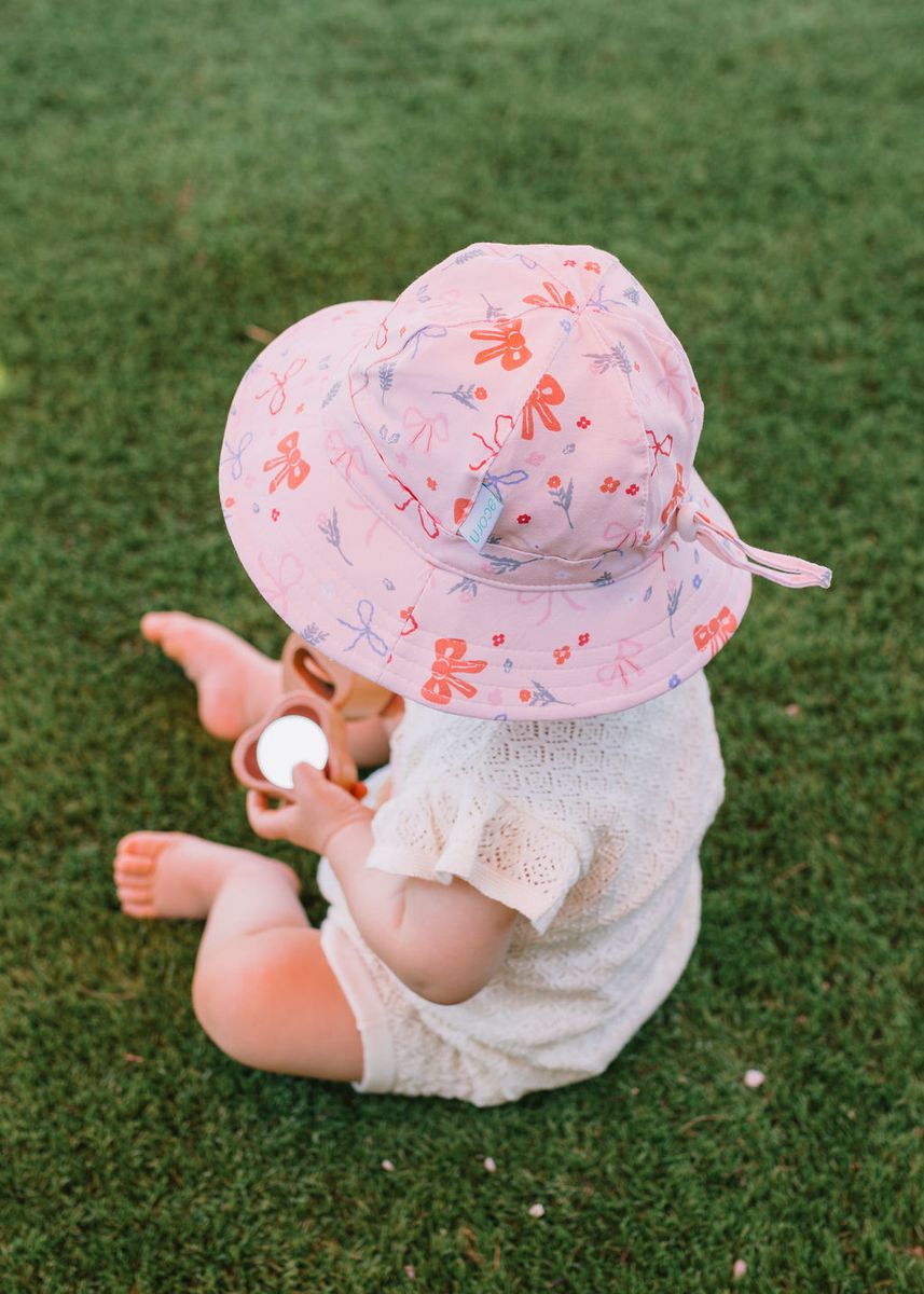 Acorn - Soft Jersey Sunhat / Little Bows