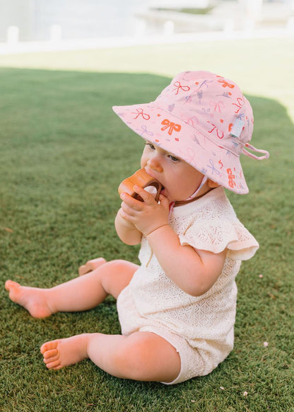 Acorn - Soft Jersey Sunhat / Little Bows