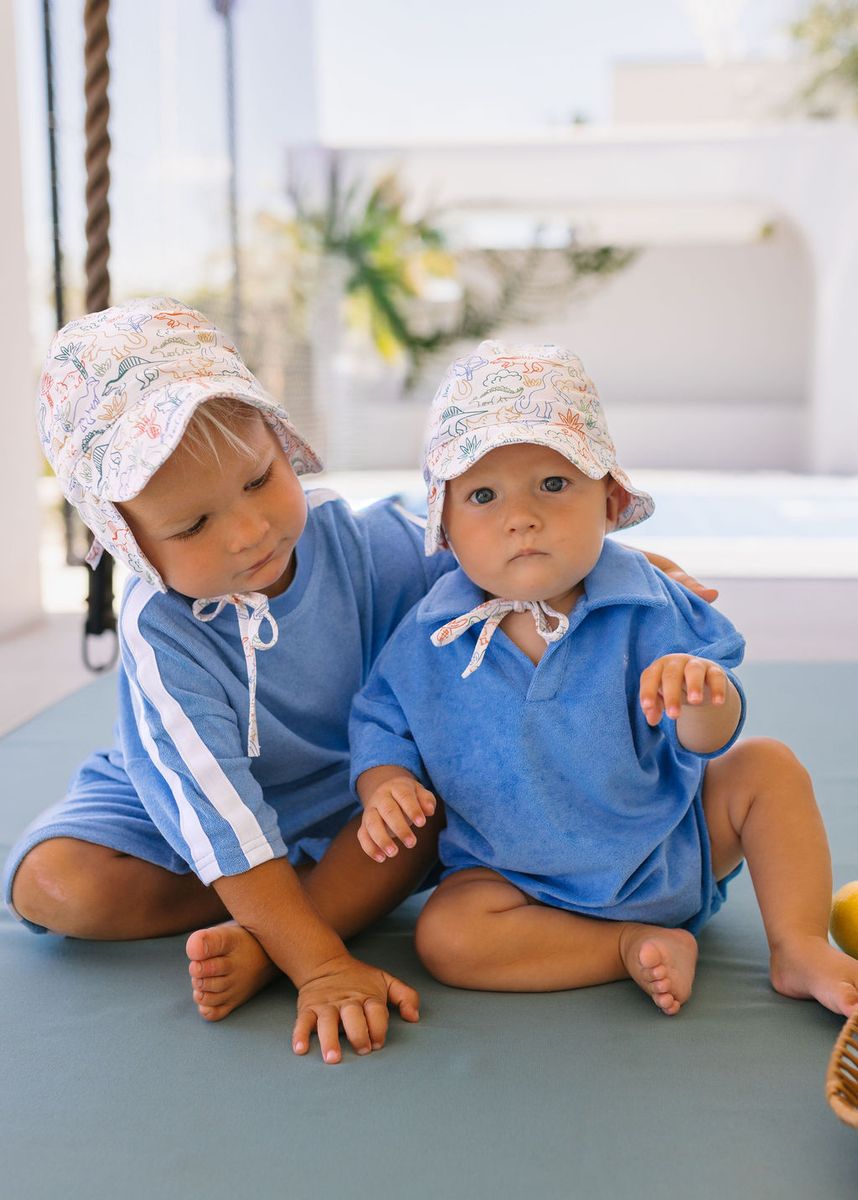Acorn - Soft Jersey Flap Cap / Dino