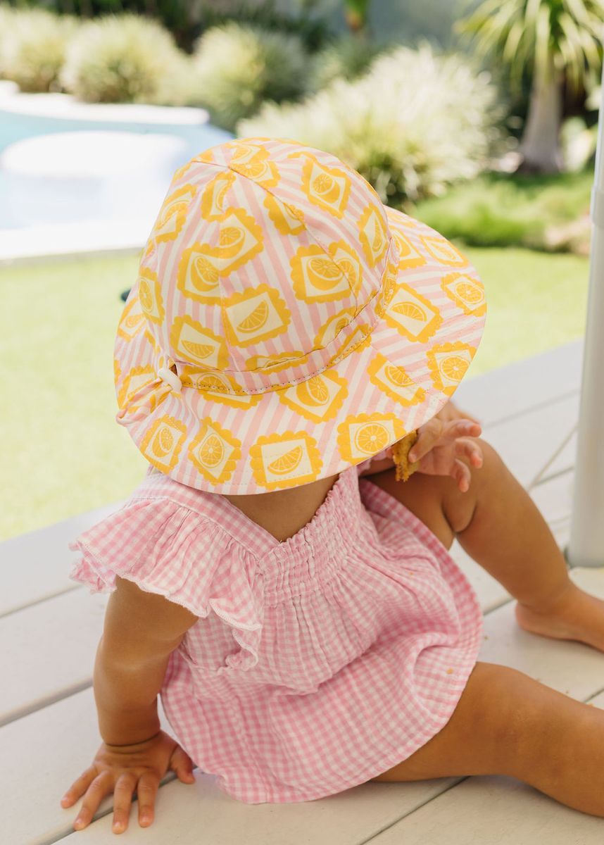 Acorn - Wide Brim Sunhat / Lemonade Stripe