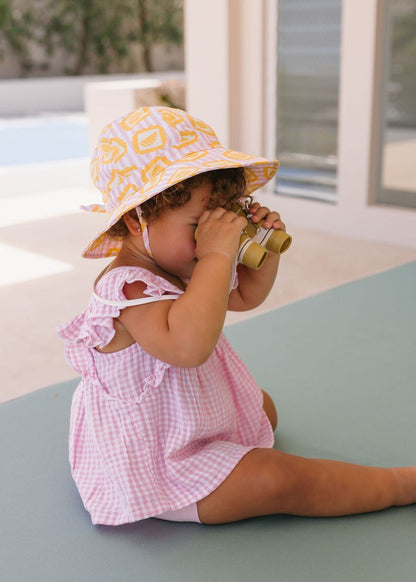 Acorn - Wide Brim Sunhat / Lemonade Stripe