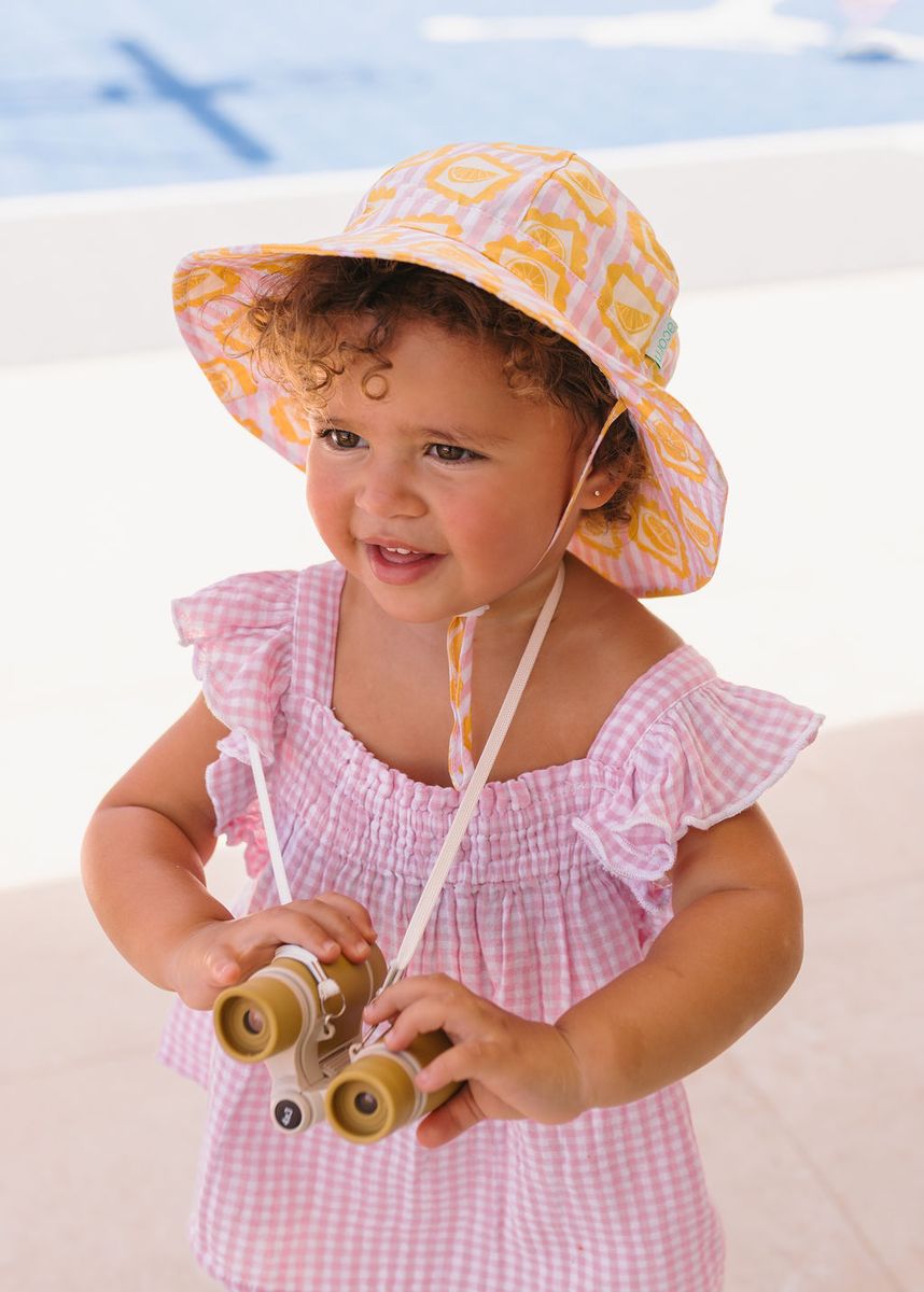 Acorn - Wide Brim Sunhat / Lemonade Stripe