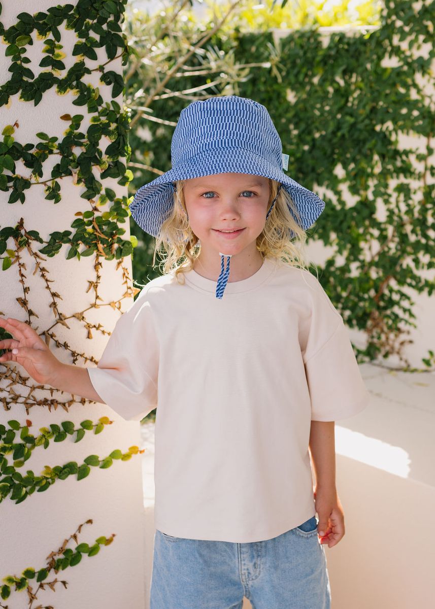 Acorn - Wide Brim Bucket Hat / Blue Horizon