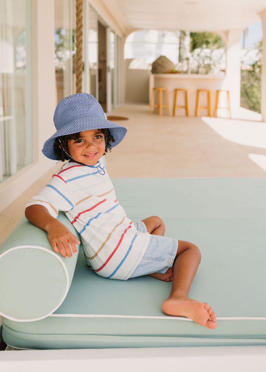 Acorn - Wide Brim Bucket Hat / Blue Horizon