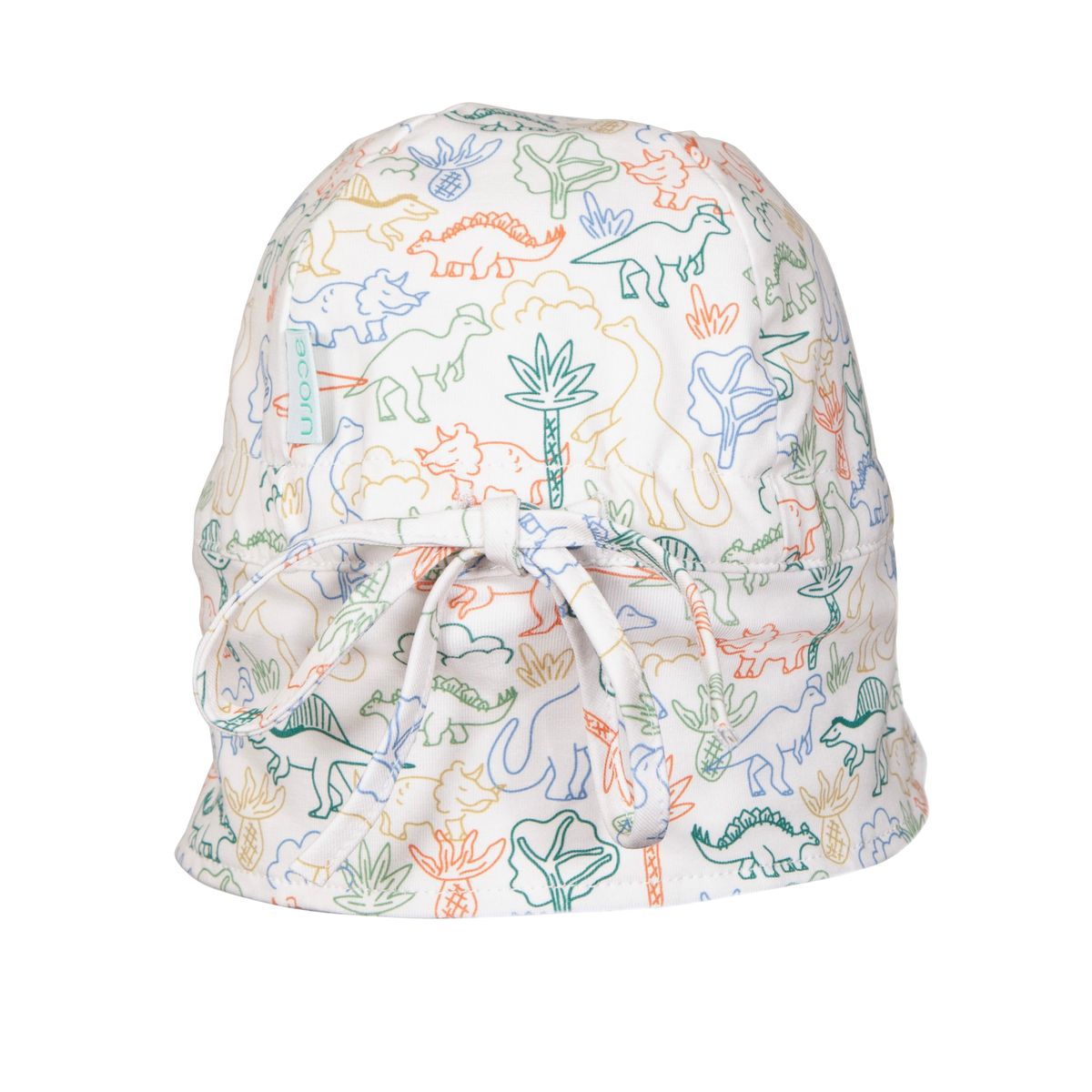 Acorn - Soft Jersey Flap Cap / Dino