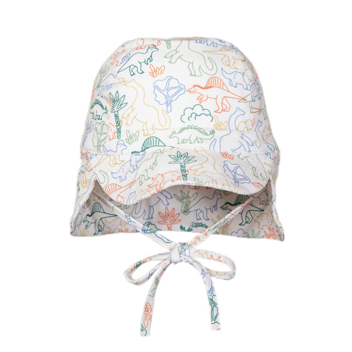 Acorn - Soft Jersey Flap Cap / Dino