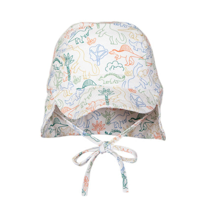 Acorn - Soft Jersey Flap Cap / Dino