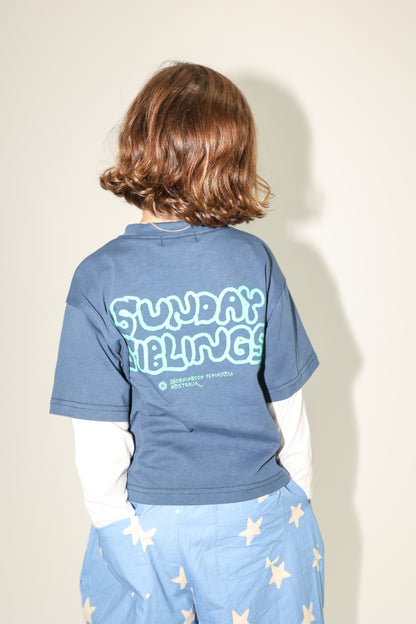 Sunday Siblings - Party Layers Tee / Navy
