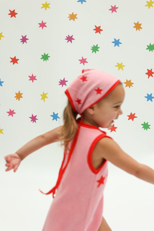 Sunday Siblings - Bandana / Pink+Red