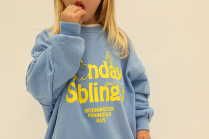Sunday Siblings - Doc Sweater / Blue + Yellow