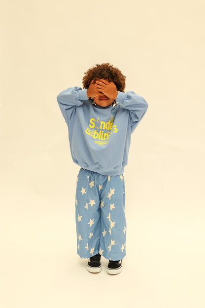 Sunday Siblings - Doc Sweater / Blue + Yellow