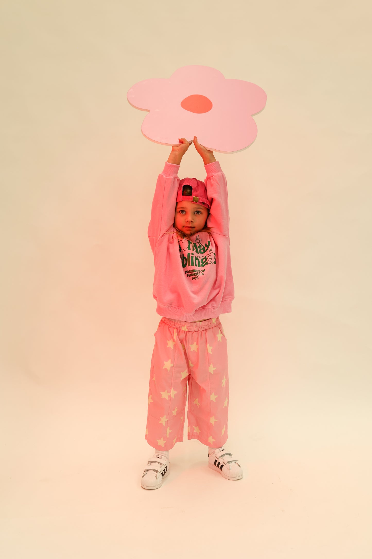 Sunday Siblings - Dusty Star Pants / Pink