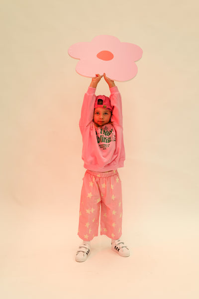 Sunday Siblings - Dusty Star Pants / Pink