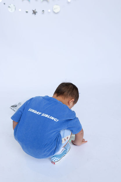 Sunday Siblings - Rocket Tee / Blue