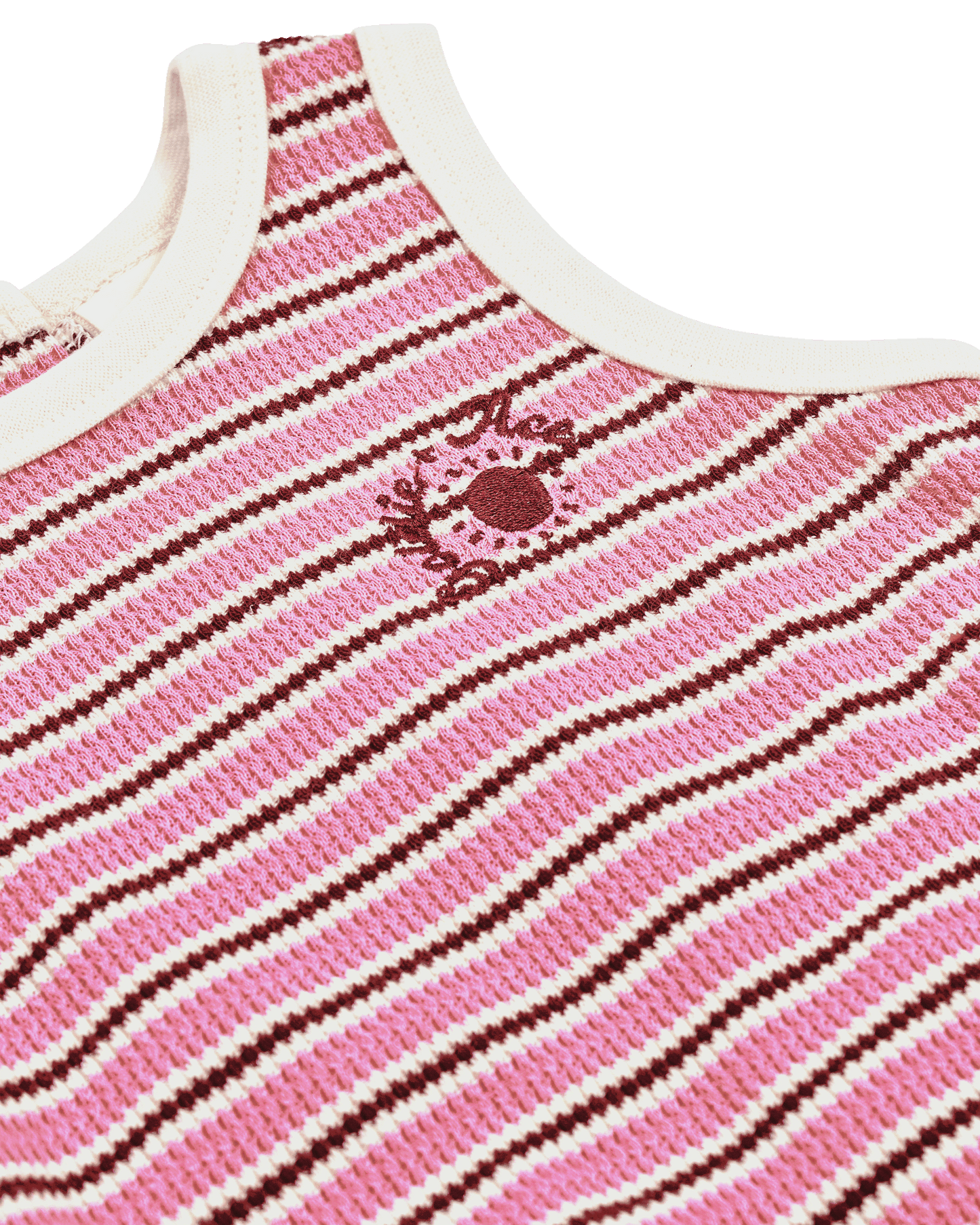 Goldie & Ace - Waffle Bubble Romper / Pink