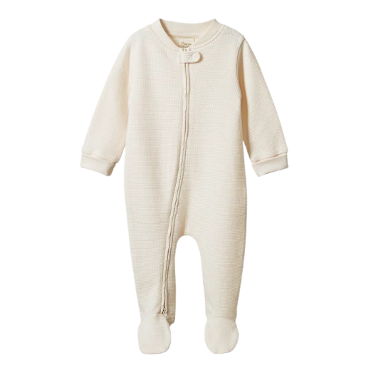 Nature Baby - Dreamlands Suit Waffle / Natural