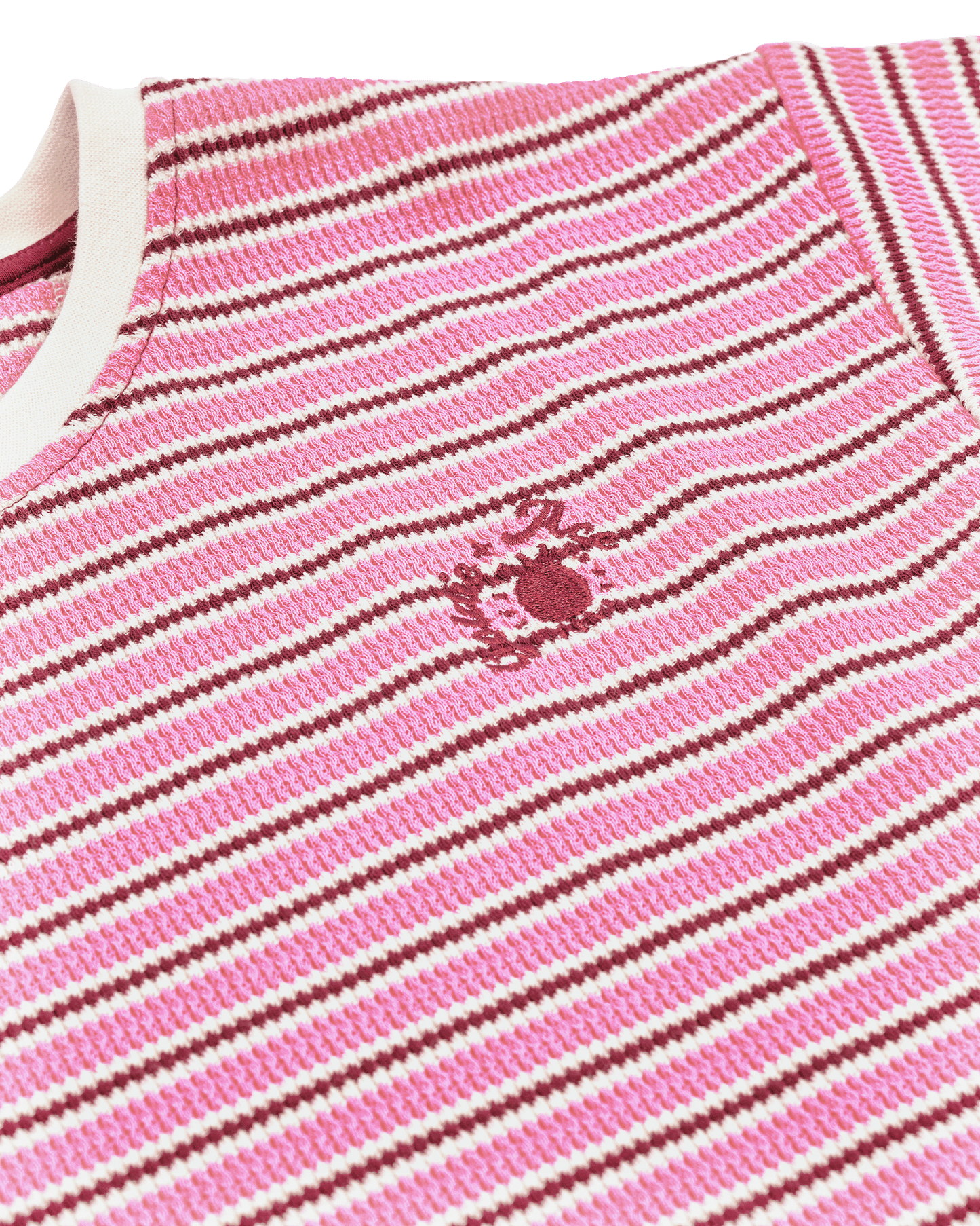 Goldie & Ace - Waffle Stripe T-Shirt / Pink
