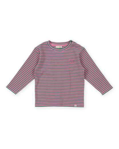 Goldie & Ace - Essential Stripe Rib Top / Pink