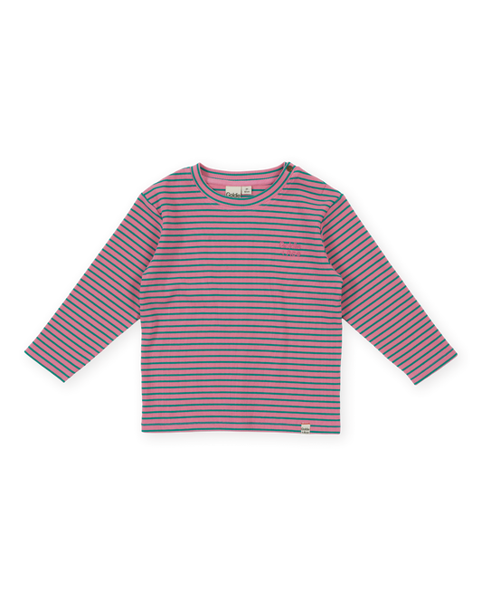 Goldie & Ace - Essential Stripe Rib Top / Pink