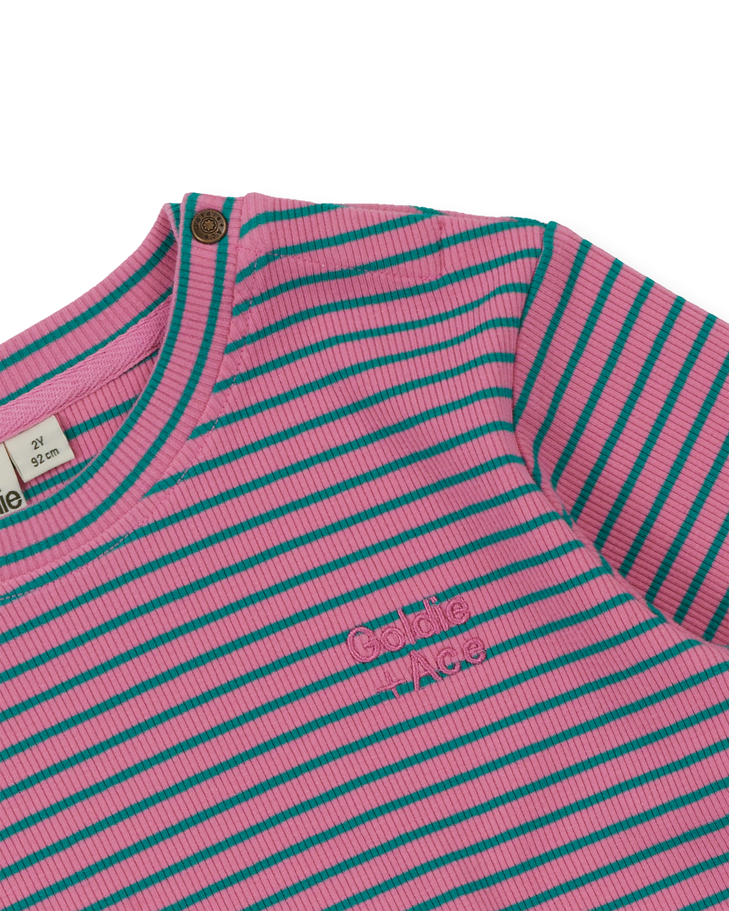 Goldie & Ace - Essential Stripe Rib Top / Pink